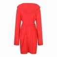thumbnail image 5 of NOLDARES Mens Hooded Terry Cloth Robe, Big and Tall Bathrobe, Full Length Cotton & Absorbent Robe for Spa, Shower & Sleepwear(Red,XL), 5 of 5