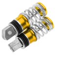 thumbnail image 1 of 2pcs ReposapiesTraseros Moto Ajuste Universal para Mayoría de Motocicletas, Pedal 8mm Agujero Amarillo shamjiam Reposapiés de pie para motocicleta, 1 of 8