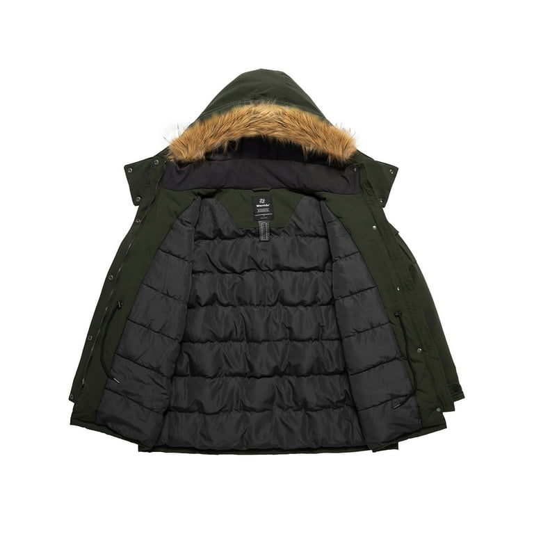 Military Army Green Short Black Faux Fur Lined Parka Ladies Winter  Microfiber Sleeves Coat Mrs Badges Jacket Fashion Wear - AliExpress