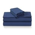 thumbnail image 1 of Juego de sábanas Tribeca Living, 100% algodón, franela, tamaño Twin XL, azul, 1 of 3