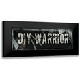 thumbnail image 1 of Sophie 6 24x11 Black Modern Framed Museum Art Print Titled - DIY Warrior, 1 of 5