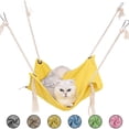 thumbnail image 2 of Summer Pet HangingBreathable Cotton Linen Tassels Hammock for Cats, 2 of 8