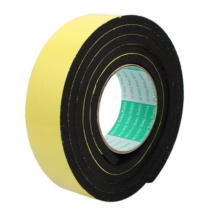 45mm Width 8mm Thickness Single Side Shockproof Sponge Foam Tape 2M Length