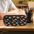 thumbnail image 6 of Kuiaobaty Dinosaur Floral Print Backpack Set with Lunch Bag for Girls Boys 17 Inch Backpack Lunch Box with Bottle Holder Large Capacity Bookbag with Pencil Case for School Travel Camping, 6 of 7