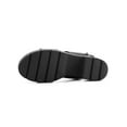 thumbnail image 6 of READYSALTED Women's Cleated Chunky Platform Sandals in Open Toe Ankle Strap Block Heel(White,Size 8), 6 of 8