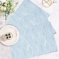 thumbnail image 6 of Ht Viik Placemats Set of 5 Vinyl/Plastic Woven Place Mats for Kitchen Table Indoor/Outdoor Washable Placemat Wipeable Dining Table Mats, 6 of 10