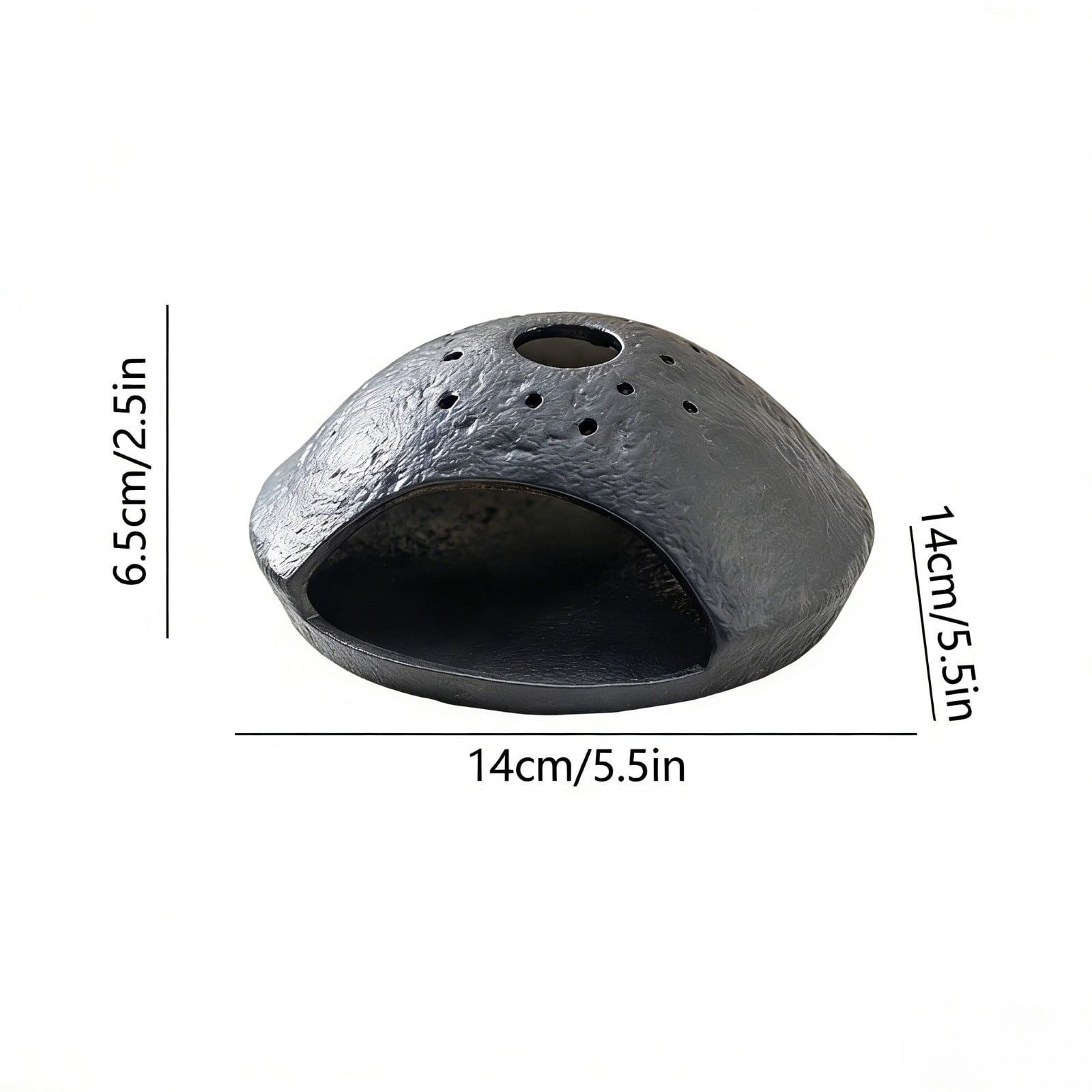Inerposs Handcrafted Ceramic Palo Incense Censer, Ash Catcher, Decorative Home Decor, Incense Holder for Aroma Sticks and Cones, Perfect Gift for Holidays and Events