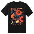 thumbnail image 2 of Plus Size Shirt for Women Black Tops for Women Short Sleeves Shirt for Women Flower21 T Shirt Crewneck Shirt for Women 5XL, 2 of 5