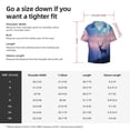 thumbnail image 5 of Goofa Night Sky Elk Printed Men's Casual Short-sleeved Shirt,Lightweight Breathable Button-down,Summer Casual men's top,Versatile Fashion shirt-3X-Large, 5 of 7