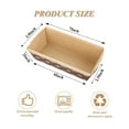 thumbnail image 7 of 25 Cavity Paper Loaf Pan, Disposable, Microwave & Freezer Safe, 25 Count, 7 of 7