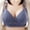 Blue, variant on SHOPESSA Women Bra No Rims Comfortable Breathable Anti-exhaust Base Top Solid Underwearon