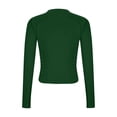 thumbnail image 6 of yillto Womens Long Sleeve Tight Shirts Basic Crew Neck Workout Tees Clothes Going out Fashion Undershirts, 6 of 7