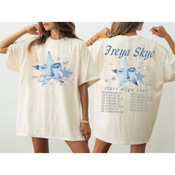 Freya Skye Merch Shirt Vintage Unisex  Tee Outdoor Tee Tops Fashion y2k Top