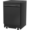 thumbnail image 3 of GE GPT225SGLBB 24 inch Energy Star Fully Integrated Portable Dishwasher with 12 Place Settings; Autosense Cycle and Piranha Hard Food Disposer in Black, 3 of 5