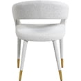 thumbnail image 2 of Meridian Furniture Destiny Cream Boucle Fabric Dining Chair, 2 of 5