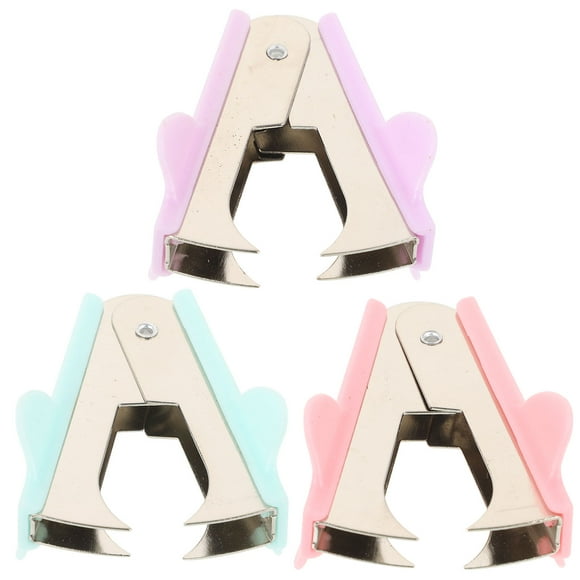 KAKOWELY Détachant 3 Pcs, Détachant Portable, Extracteur d'Agrafes de Bureau, Détachant Délicat, Extracteur d'Agrafes Portable 2.17"X1.65"X1.26 Pouces