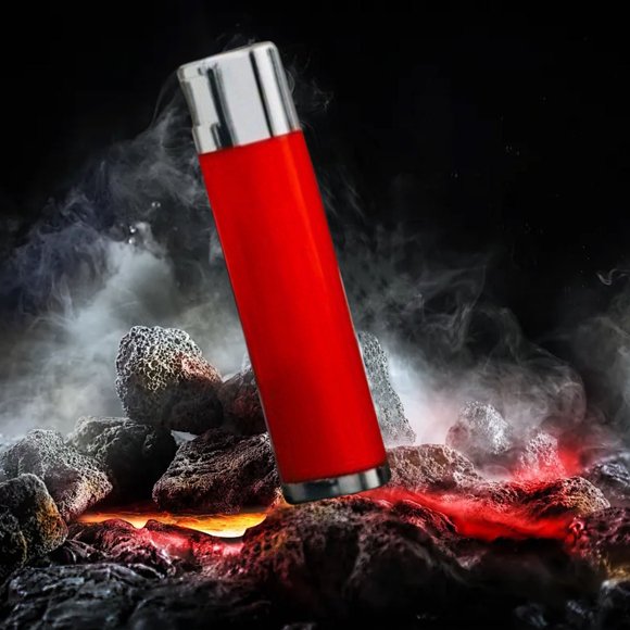 Water Gun Lighter - Realistic Prank Lighter with Powerful Water Jet for Harmless Fun and Lighthearted Pranks