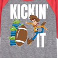 thumbnail image 3 of Toy Story - Kickin It - Toddler And Youth Raglan Graphic T-Shirt, 3 of 6