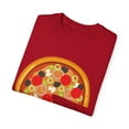 thumbnail image 3 of Mommy and Mes Matching Pizza Slice Father Daughter Son Matching Clothes Unisex Garment-Dyed T-shirt, 3 of 4