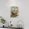 thumbnail image 6 of Farmhouse Wall Art Vintage Flower Rustic Sunflower Daisy Pictures Wall Decor Country Hummingbird Hydrangea Painting Canvas Print Modern Framed Artwork Home Decor for Bathroom Bedroom 12"x16", 6 of 6