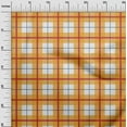 thumbnail image 2 of oneOone Silk Tabby White Fabric Madras Check Sewing Material Print Fabric By The Yard 42 Inch Wide, 2 of 4