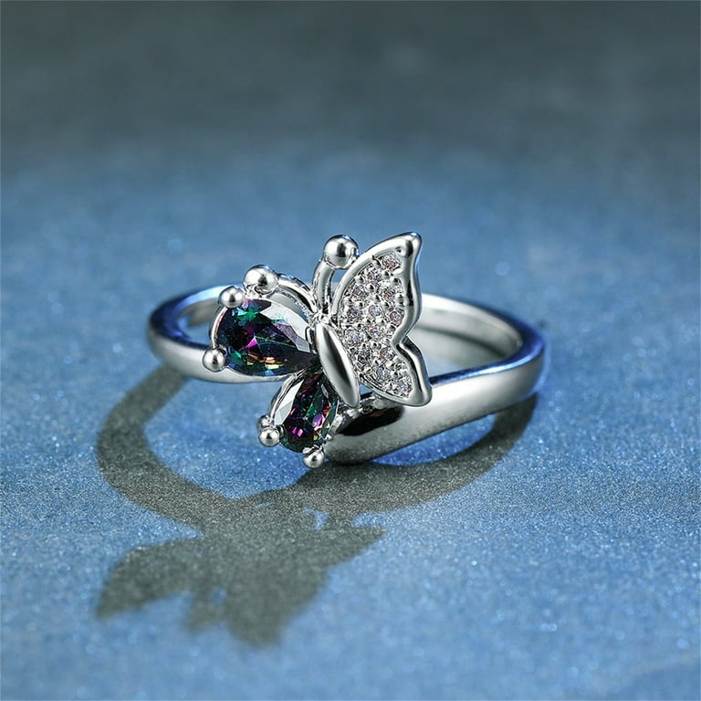Butterfly jewelry rings online