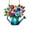 Multicolor, variant on Window Art Plant 2D Acrylic Decoration, Kettle Flowers Plant Suncatcher, Stained Glass Window Decor, Sun Catchers Hanging Ornament, for Window Indoor/Outdoor Home Pendant Ornaments