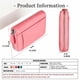 thumbnail image 4 of Monedero Corto Qarigey Billetera Cremallera Bloqueo Rosa Gran Capacidad, 4 of 6