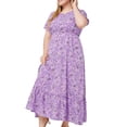 thumbnail image 4 of Vestido Corto de Verano con Cuello en V Perla Sobredimensionada Bordada, Dama de Honor Casual Y Vestido de Verano de las Mujeres, 4 of 5