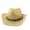 001#Beige, variant on Unisex Hollow‑Woven Straw Cowboy Hat, Wide Bendable Brim Breathable Sun Hat for Summer Beach Vacation Outdoor Activities