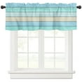 thumbnail image 2 of Wood Grain Candy Color Aqua Curtain Home Decoration Living Room Short Curtains Window Treatments For Kitchen Bedroom, 2 of 6