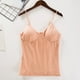 thumbnail image 1 of Camisola de manga corta para mujer con almohadilla para el pecho, sin aros de acero, ropa interior para yoga, pijamas deportivos, pijamas para mujer, 1 of 4