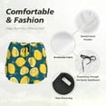 thumbnail image 4 of Cauagu Lemon Print Women's 2 in 1 Running Shorts Athletic Workout Gym Yoga Shorts Running Shorts for Women-Large, 4 of 7