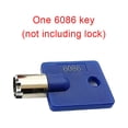 thumbnail image 4 of Coin Operated Arcade Game Lock Cylinder Vending Machine Cabinet Latch Locks Repair Upgrade Modified Accessories Spare Parts 1pc Key, 4 of 7