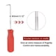 thumbnail image 3 of Juego de ganchos y palancas Uxcell de 5.7" de longitud, herramienta de extracción para sellos de aceite/o-rings, juntas, manguera 4 en 1, 3 of 6