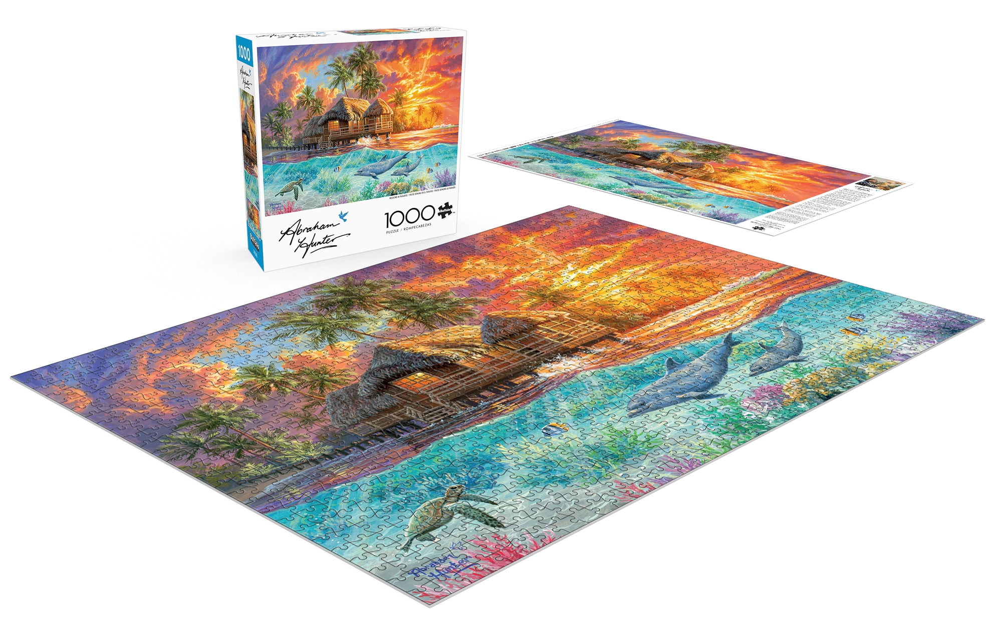 Buffalo Games Weekend in Paradise 1000-Piece Interlocking Jigsaw Puzzle for Adults Ages 14-99 Years