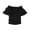 Black - deepblack, variant on Alfani Womens Off-The-Shoulder Knit Blouse, Black, 4
