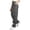 Dark Gray, variant on Women Solid Color With Elastic Waist Casual Clothes Pockets Full Length Pants Senior Front Cargo Pants Women