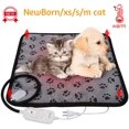 thumbnail image 1 of Pet Electric Blanket For Cats And Dogs, Pet Electric Blanket With Adjustable Temperature Controls, Waterproof Heating Mat With Anti-Break Bite Tube And Replaceable Felt Cover, 1 of 7