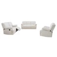 thumbnail image 1 of CorLiving Plush Reclining Bonded Leather Sofa Set, 1 of 9
