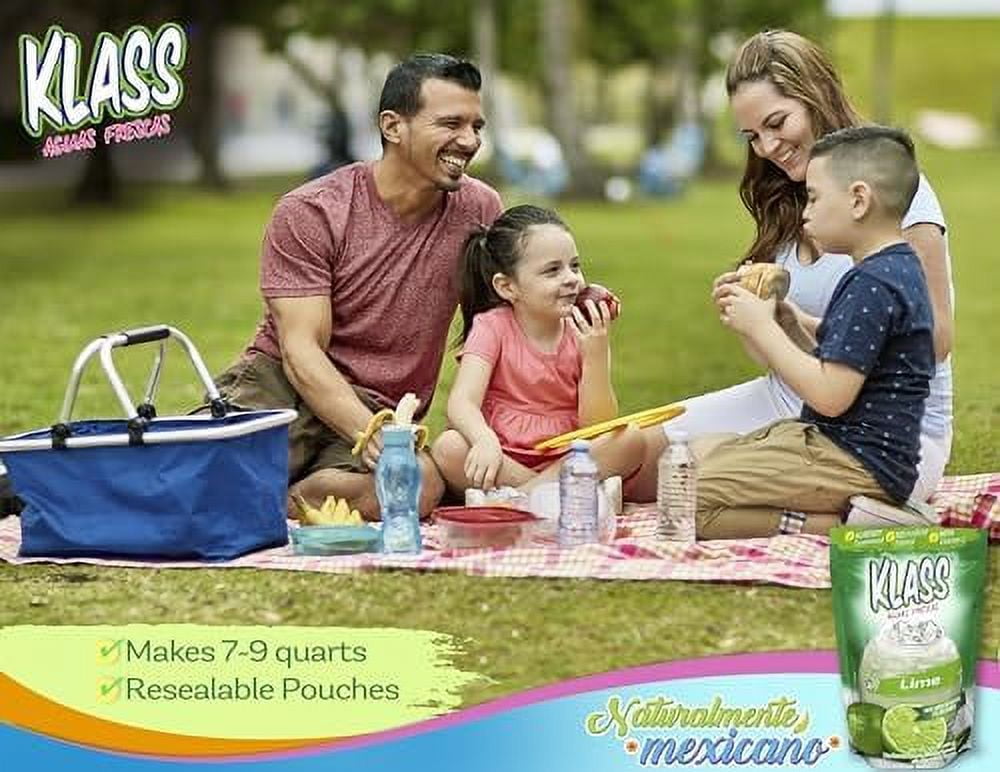 (6 pack) Klass Aguas Frescas Lemonade Flavored Drink Mix, 15.9 oz