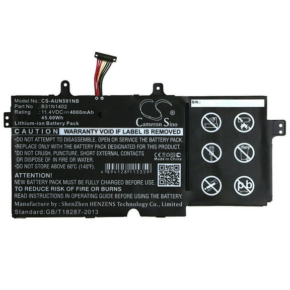 4000mAh 0B200-01050000M B31N1402 0B200-01050000 Battery for Asus 51LN-BBI706 Q551LN-BBI706 Q551L Q551LN N591LB Q551