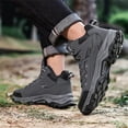 thumbnail image 5 of YOURDIARY Womens Mens Ankle-High Waterproof Hiking Boots Outdoor Lightweight Hiking Shoes Trekking Trails, 5 of 8