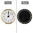 thumbnail image 2 of 70Mm Clock Inserts Weight Approx.80G Quartz Clock Inserts Silvery Trim Diy Clock Repair Easy Battery Installation Gold Trim, 2 of 9