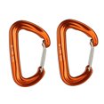thumbnail image 2 of 2x 16KN Mini Aluminum Alloy Carabiner Clip Hooks, 2 of 6