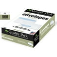 thumbnail image 3 of Quality Park Wove Finish Security Window Envelope - #9 [8.87" X 3.87"] - 24lb - Gummed - 500 - White (21212), 3 of 4