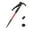 Red, variant on Necvior Comfortable Grip Hiking Poles High Strengths Aluminum Alloys Trekking Staff