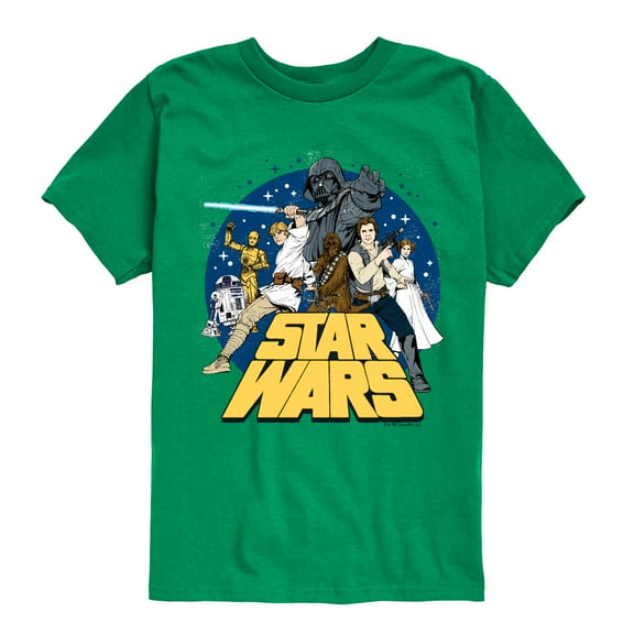 Star Wars - Luke Skywalker and Friends Retro - Toddler And Youth Short Sleeve Tee