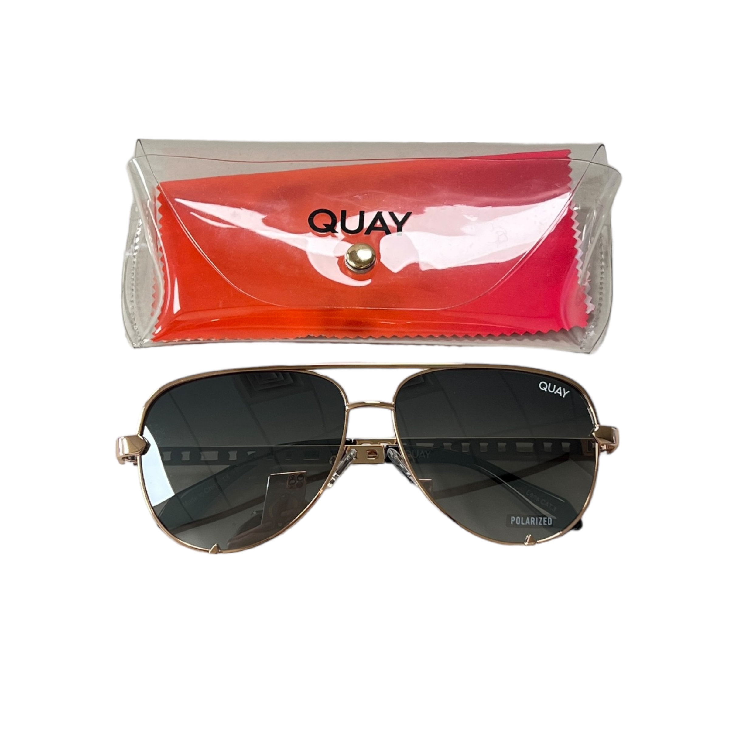 Quay Australia High Key Link Polarized Sunglasses XL 