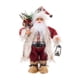 thumbnail image 4 of Figura de Papá Noel de pie, muñeco nórdico coleccionable, adorno de regalo para la vida 30 centímetros, 4 of 9